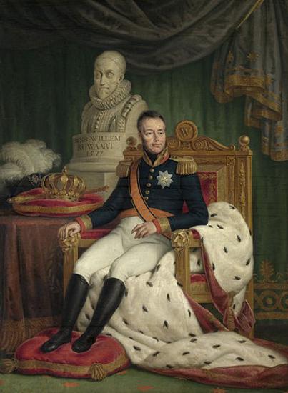 Mattheus Ignatius van Bree Portrait of William I, King of the Netherlands China oil painting art